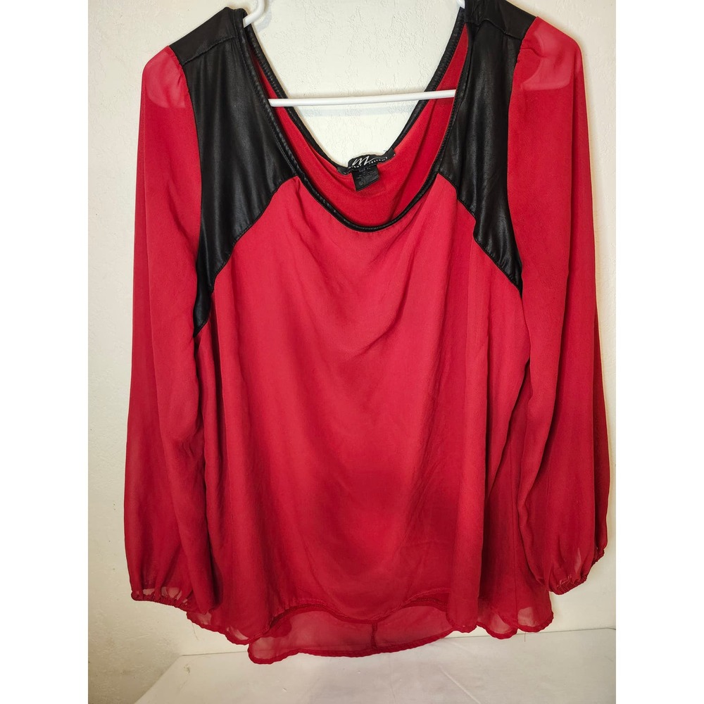 Midnight Velvet long sleeve blouse